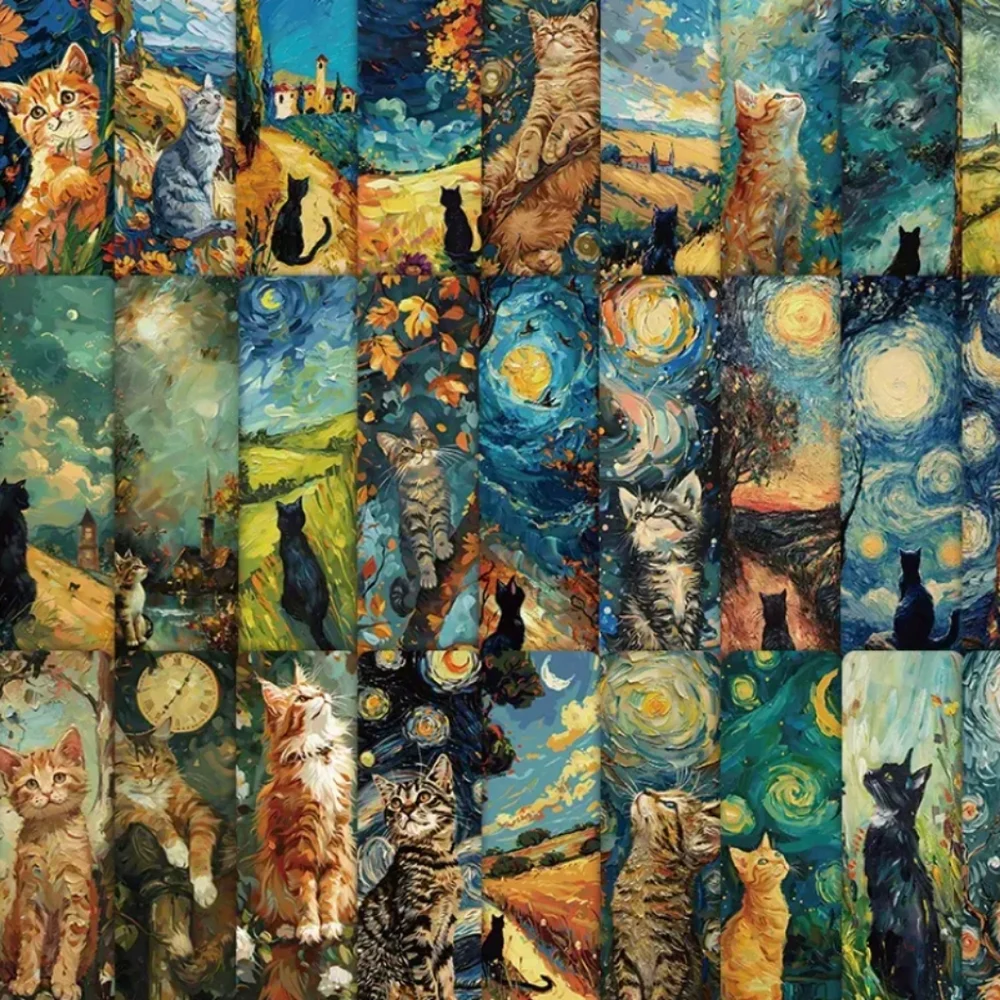 Colorful Cat Bookmark Collection - Picture 8 of 9